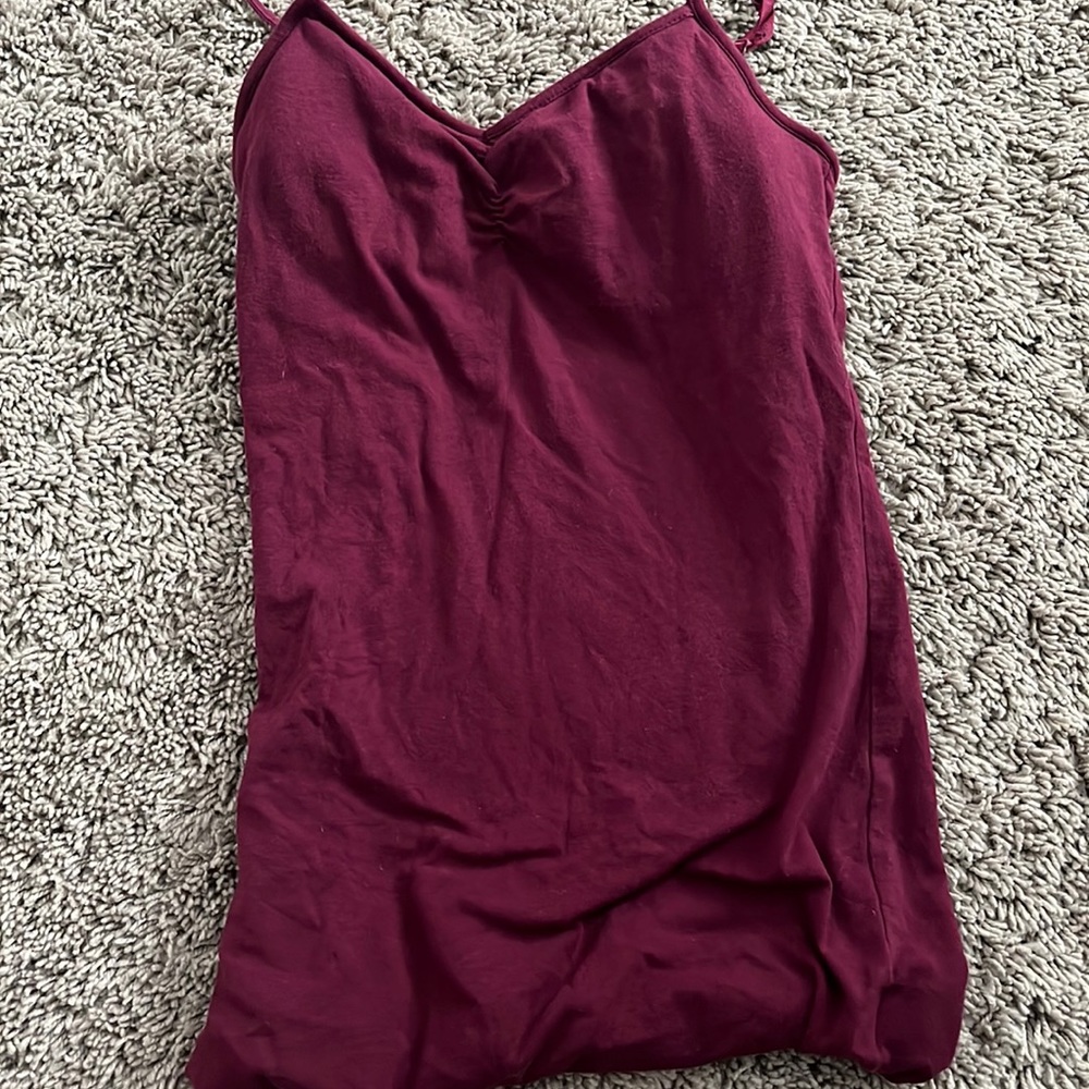 Maroon cami